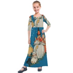 Witch 1461949 1920 Kids  Quarter Sleeve Maxi Dress