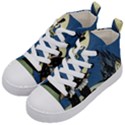 Black Cat 1462738 1920 Kid s Mid-Top Canvas Sneakers View2