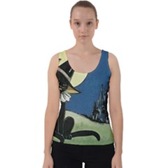 Black Cat 1462738 1920 Velvet Tank Top