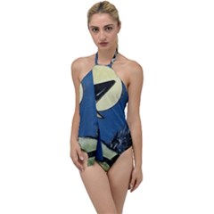 Black Cat 1462738 1920 Go With The Flow One Piece Swimsuit