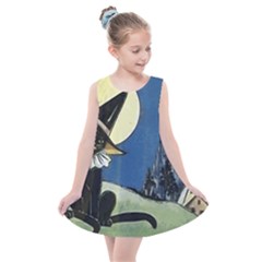 Black Cat 1462738 1920 Kids  Summer Dress