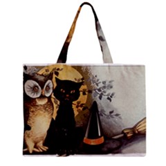 Owls 1461952 1920 Zipper Mini Tote Bag by vintage2030