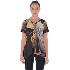 Owls 1461952 1920 Cut Out Side Drop Tee by vintage2030