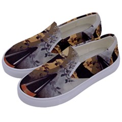 Owls 1461952 1920 Kids  Canvas Slip Ons by vintage2030