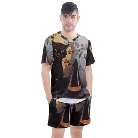 Owls 1461952 1920 Men s Mesh Tee And Shorts Set by vintage2030