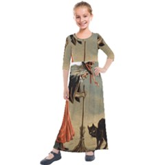 Witch 1461961 1920 Kids  Quarter Sleeve Maxi Dress