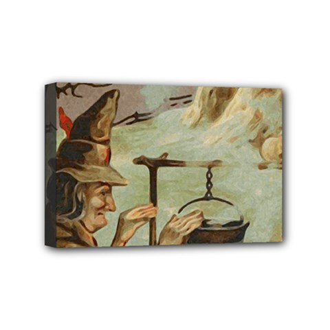 Witch 1461958 1920 Mini Canvas 6  X 4  (stretched) by vintage2030