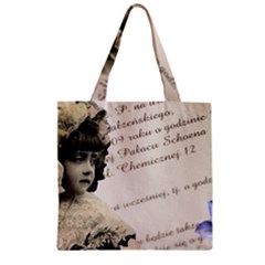 Child 1334202 1920 Zipper Grocery Tote Bag by vintage2030