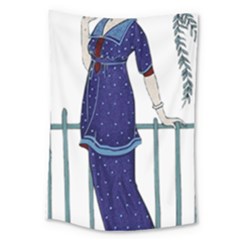 Lady 1318887 1920 Large Tapestry by vintage2030