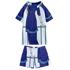 Lady 1318887 1920 Kids  Swim Tee And Shorts Set