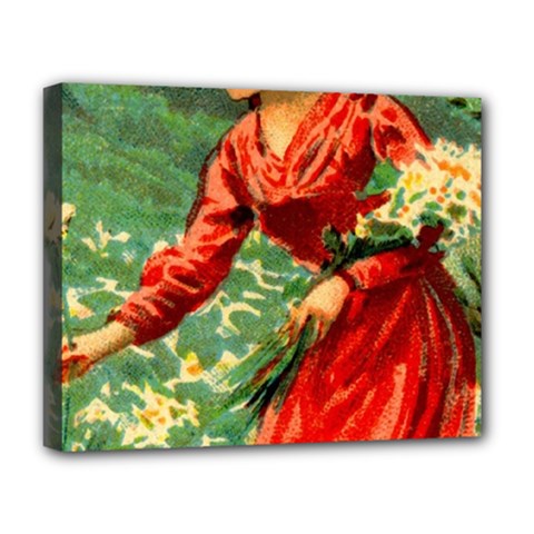 Lady 1334282 1920 Deluxe Canvas 20  X 16  (stretched) by vintage2030