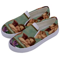 Angel 1332287 1920 Kids  Canvas Slip Ons by vintage2030