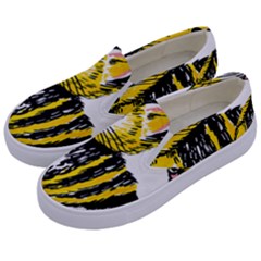 Cat 1348502 1920 Kids  Canvas Slip Ons by vintage2030