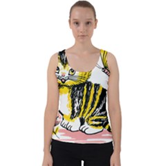 Cat 1348502 1920 Velvet Tank Top by vintage2030