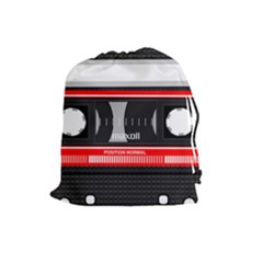 Compact Cassette Drawstring Pouch (large) by vintage2030