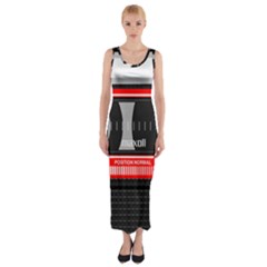 Compact Cassette Fitted Maxi Dress by vintage2030