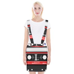 Compact Cassette Braces Suspender Skirt by vintage2030