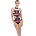 Compact Cassette Halter Side Cut Swimsuit View1