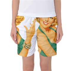 Woman 792872 1920 Women s Basketball Shorts by vintage2030