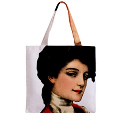 Lady 1032898 1920 Zipper Grocery Tote Bag