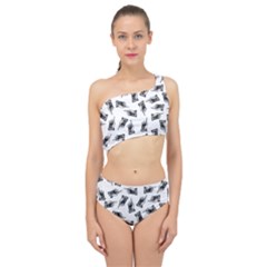 Pointing Finger Pattern Spliced Up Two Piece Swimsuit by Valentinaart