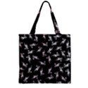 Pointing finger pattern Zipper Grocery Tote Bag View2