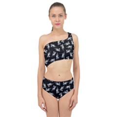 Pointing Finger Pattern Spliced Up Two Piece Swimsuit by Valentinaart