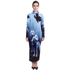 Wolfs Turtleneck Maxi Dress by Valentinaart