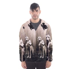 Wolfs Hooded Windbreaker (men) by Valentinaart