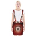 Wonderful Heart With Decorative Elements Braces Suspender Skirt View1