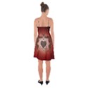 Wonderful Heart With Decorative Elements Ruffle Detail Chiffon Dress View2