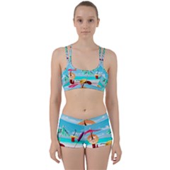 Red Chili Peppers On The Beach Women s Sports Set by FunnyCow