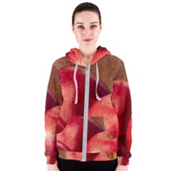 Three Red Apples Women s Zipper Hoodie by FunnyCow