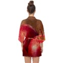 Three Red Apples Half Sleeve Chiffon Kimono View2