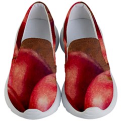 Three Red Apples Kid s Lightweight Slip Ons by FunnyCow