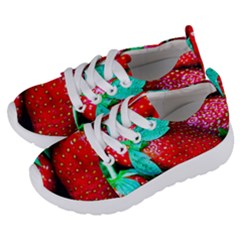 Red Strawberries Kids  Lightweight Sports Shoes by FunnyCow