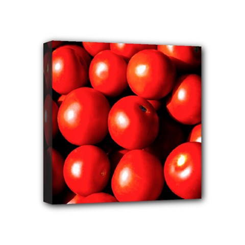 Pile Of Red Tomatoes Mini Canvas 4  X 4  (stretched) by FunnyCow