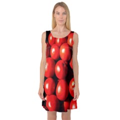 Pile Of Red Tomatoes Sleeveless Satin Nightdress by FunnyCow