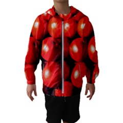 Pile Of Red Tomatoes Hooded Windbreaker (kids) by FunnyCow