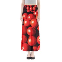 Pile Of Red Tomatoes Full Length Maxi Skirt by FunnyCow