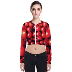 Pile Of Red Tomatoes Zip Up Bomber Jacket by FunnyCow