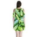 Pile Of Green Cucumbers Shoulder Cutout Velvet One Piece View2