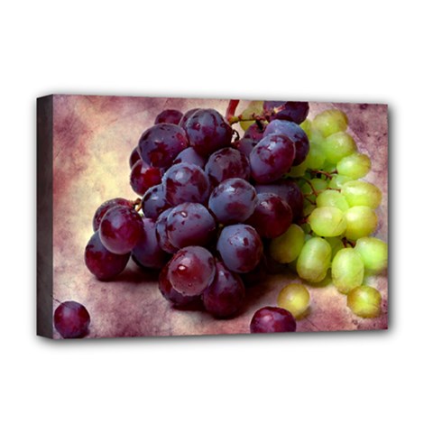 Red And Green Grapes Deluxe Canvas 18  X 12  (stretched) by FunnyCow