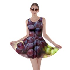 Red And Green Grapes Skater Dress by FunnyCow