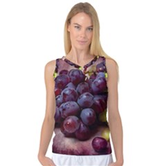 Red And Green Grapes Women s Basketball Tank Top by FunnyCow