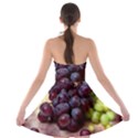 Red And Green Grapes Strapless Bra Top Dress View2