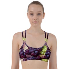 Red And Green Grapes Line Them Up Sports Bra by FunnyCow