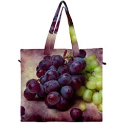 Red And Green Grapes Canvas Travel Bag by FunnyCow