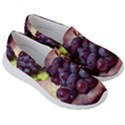 Red And Green Grapes Men s Lightweight Slip Ons View3