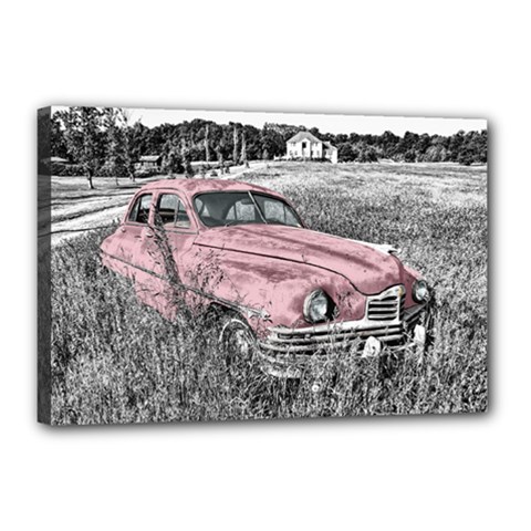 Oldtimer 166530 1920 Canvas 18  X 12  (stretched) by vintage2030